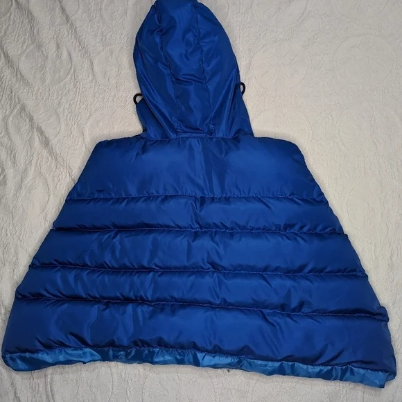 adidas║Blue Puffer Poncho║Size L - Picture 5 of 6